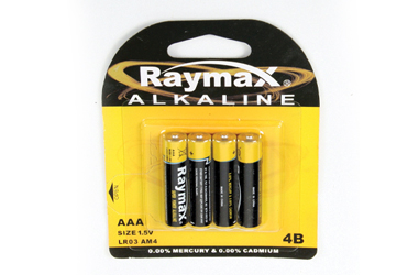 Battery Raymax Alkaline AAA Card-4