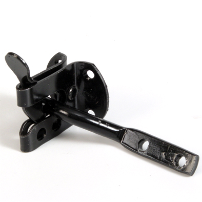 Gate Latch Automatic 75mm Black Japan