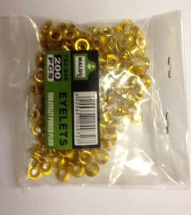 Plier Eyelet Punch Eyelets 200/Pk Waldo