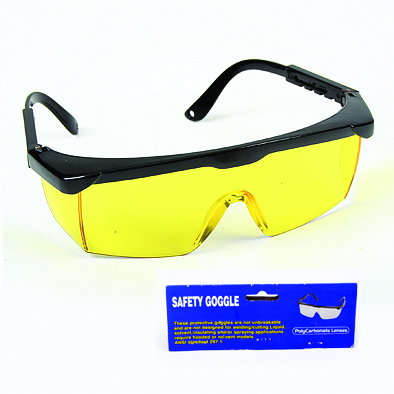 Safety Specs.Amber Executive.Adj.Arm.Uv.