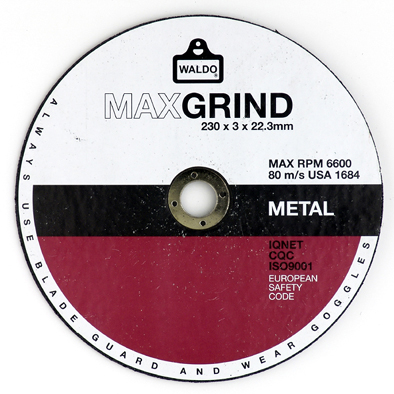 Disc Cutting Metal 230X3.0X22 Maxgrind