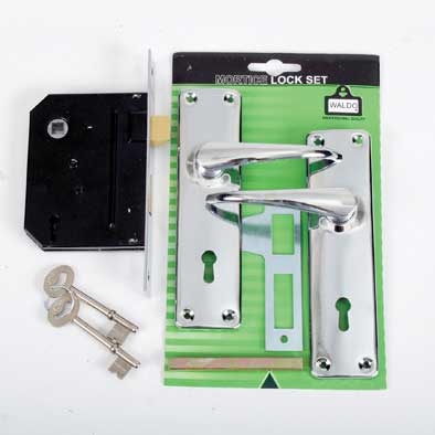 Door Lock Set Mortice Econo 2 Lever B.P