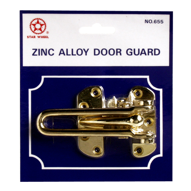 Door Guard Wishbone Type Brass Brass Plated #655
