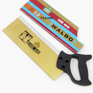 Saw Back H/P 300mmx13Pt Gold/Blk Waldo