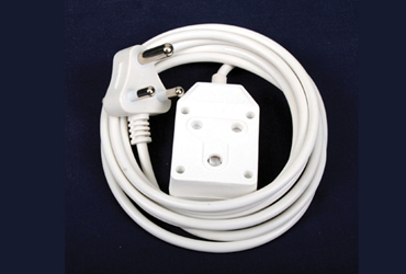 Extension Lead 5M White 10Amp-1.0mm