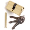 Cylinder Double Euro 62mm Pear Brass Cylinder Double Euro 62mm Pear Brass