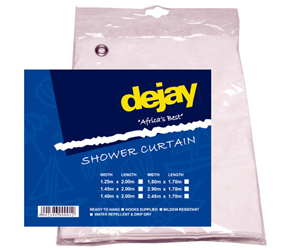Shower Curtain Pvc Econ W1.25X2M Dj #A68