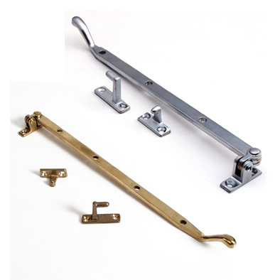 Window Comb Stay+Fasten Brass 300mm #W53