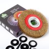 Wire Brush-Wheel 150X16-12 Brass Coated Wire Brush-Wheel 150X16-12 Brass Coated