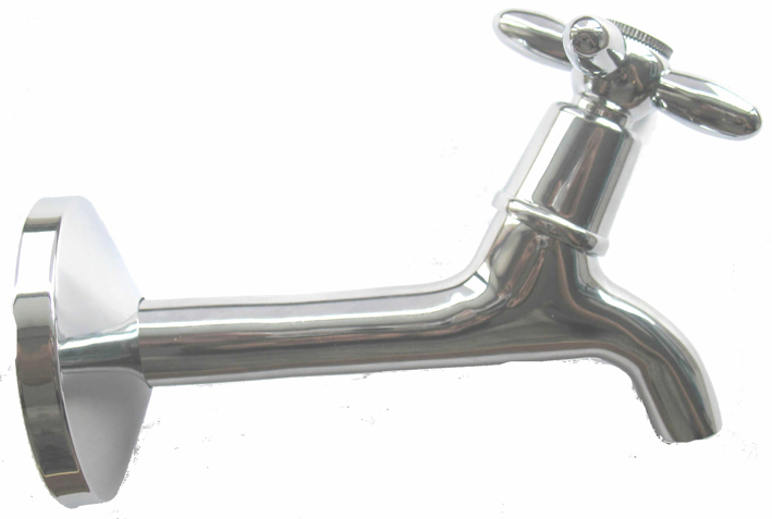 Basin Bibtap Extnd Body+Flange 15mm Cold