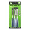 Chisel Set – Wood (3 Piece – 13mm 19mm and 25mm) Chisel Set – Wood (3 Piece – 13mm 19mm and 25mm)