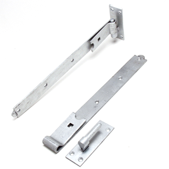 Hinge Hook+Band 350mm 3mm Galvanised