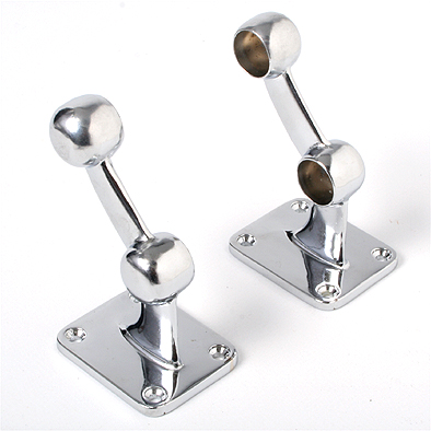 Bracket Towel Rail Twin 19mm C.P.#156