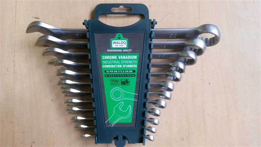 Waldo Bi-Hex Spanner Set – 12 Piece (Chrome Vanadium)