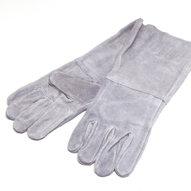 Glove-Leather-Weld/Work 5Cm Wrist-Grey