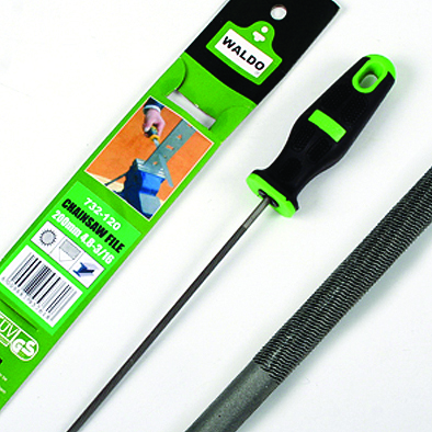 File Flat 2Nd Cut 250mm W/Handle Waldo