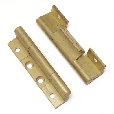 Hinge Window Offset 3-Leaf Brass 75mm