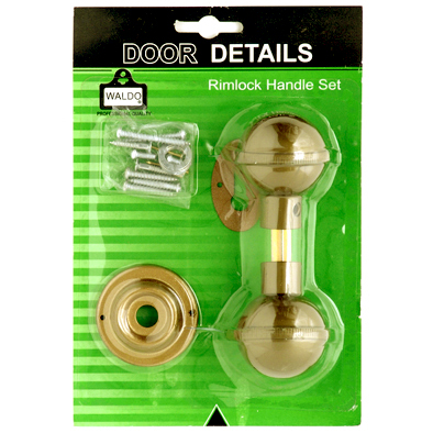 Door Furn.Rimlock Knob Set Waldo