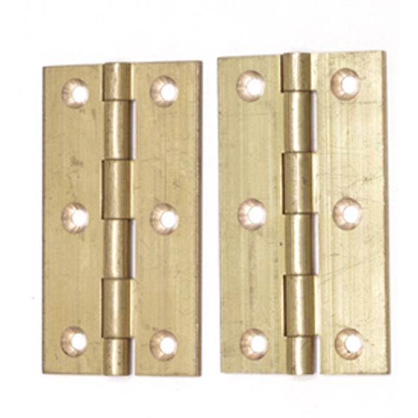 Hinge Butt Brass 100mmx60mm Light Duty