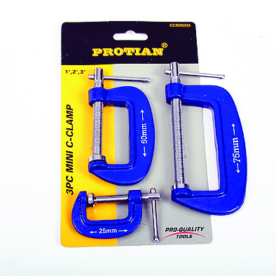 Cramp-G Set 3Pc Waldo (25+50+75mm)