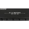 HDCVT 4×4 HDMI 4K Matrix Over HDbaset 100m Extender HDCVT 4×4 HDMI 4K Matrix Over HDbaset 100m Extender
