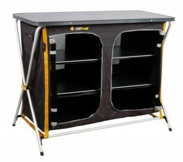 OZtrail – 3 Shelf Double Deluxe Cupboard
