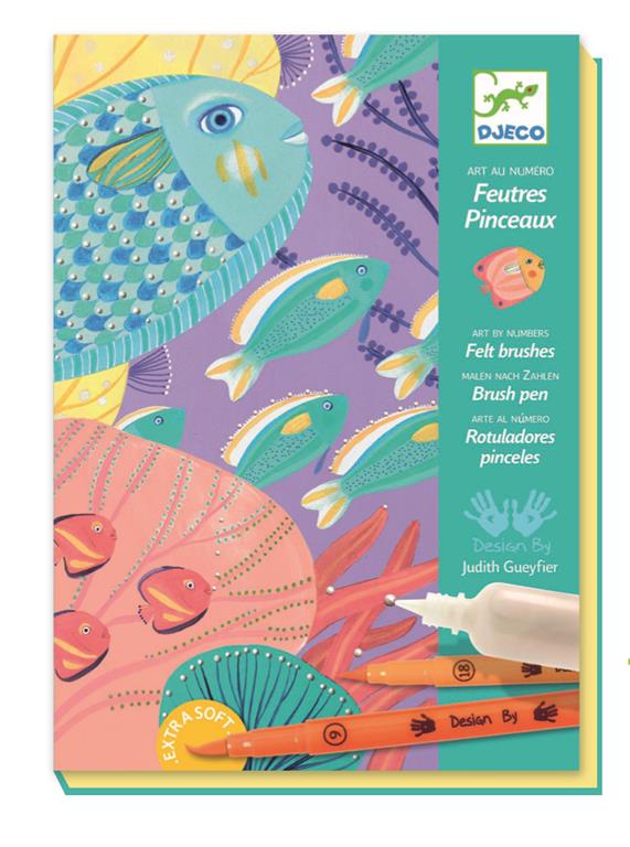 Djeco Crafts – Felt Tips Art “Under The Sea”
