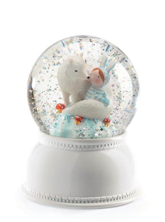 Djeco Night Light With Snowglobe Function “Lila & Pupi”