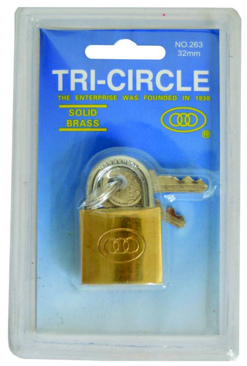 Moto-Quip – 32mm Tri Circle Standard Padlock