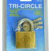 Moto-Quip – 50mm Tri Circle Standard Padlock Moto-Quip – 50mm Tri Circle Standard Padlock