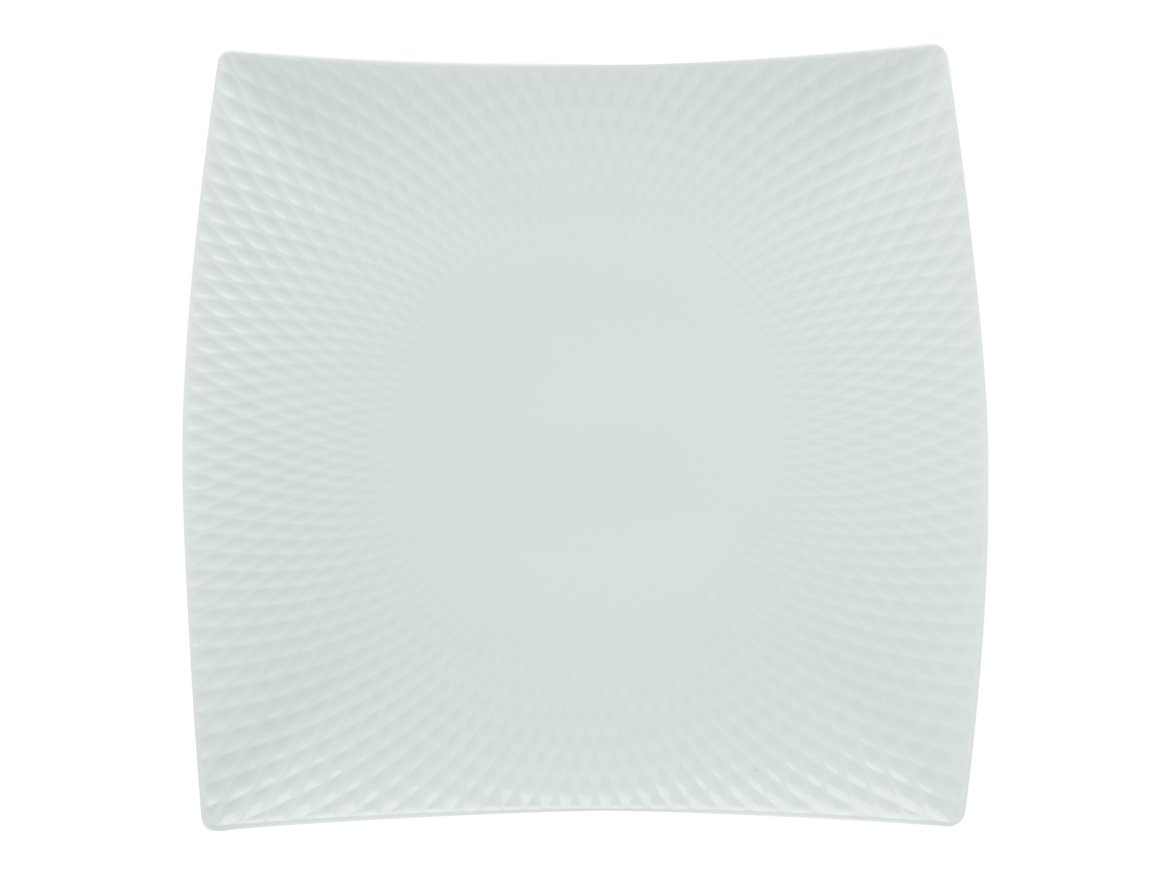 Maxwell & Williams – 37.5cm White Basics Diamonds Square Side Plate