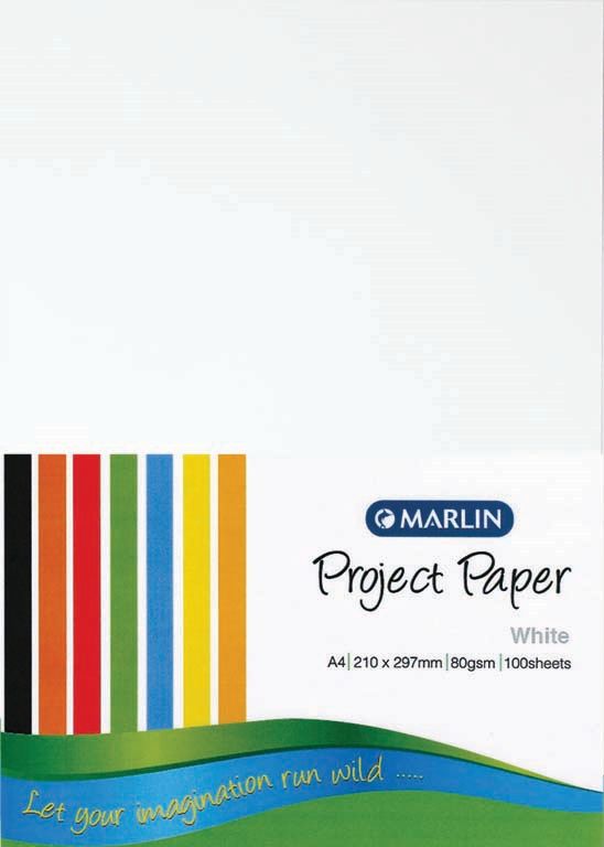 Marlin A4 Project Paper 80gsm 100’s – White
