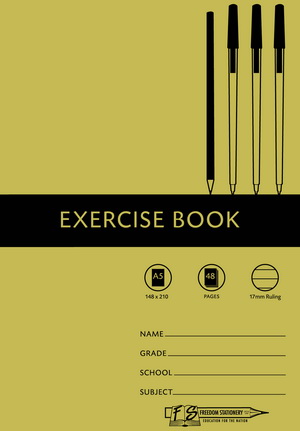 Freedom Stationery 48 Page A5 17mm Exercise Book