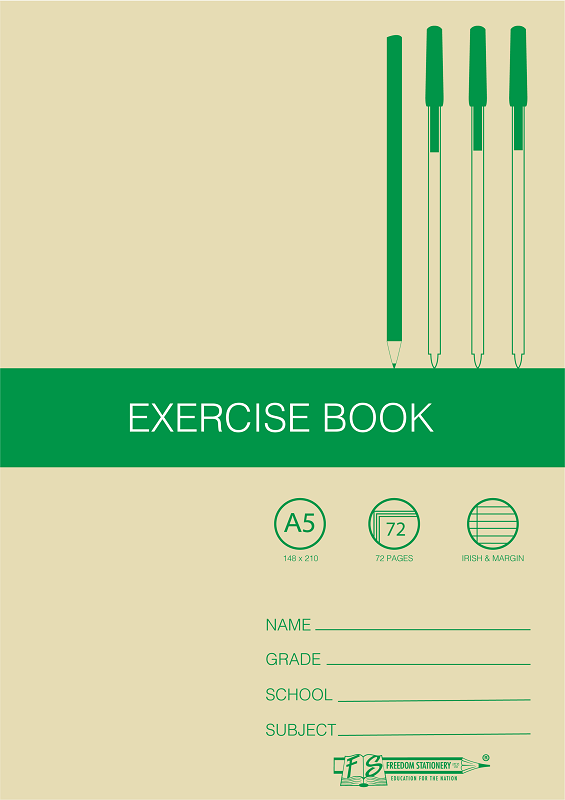 Freedom Stationery 72 Page A5 I&M Exercise Book (20 Pack)