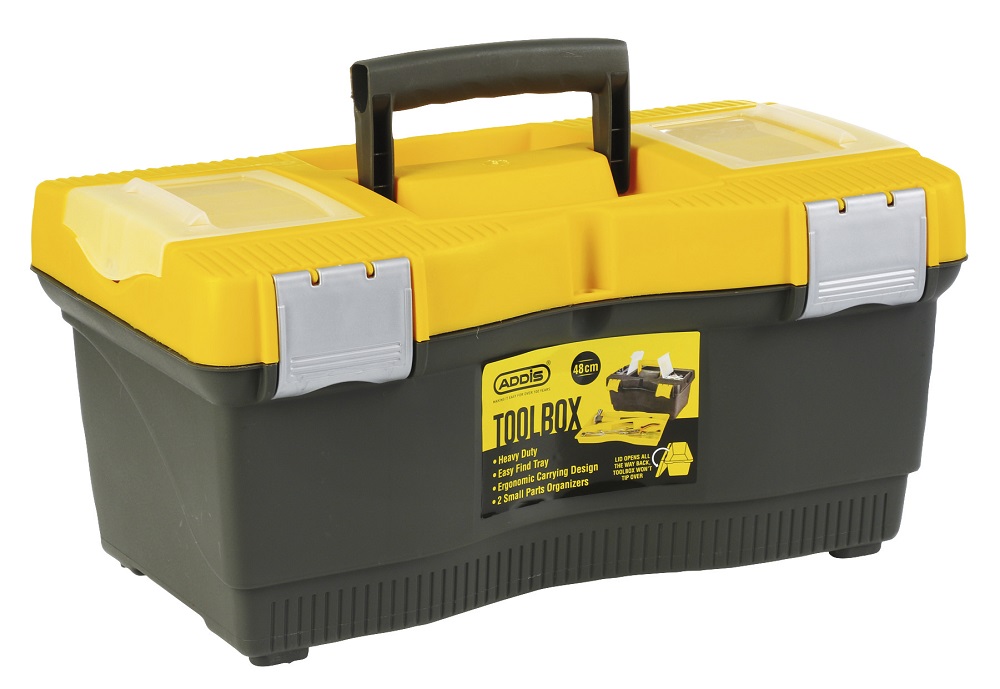 Addis – 48cm Toolbox – Black and Yellow