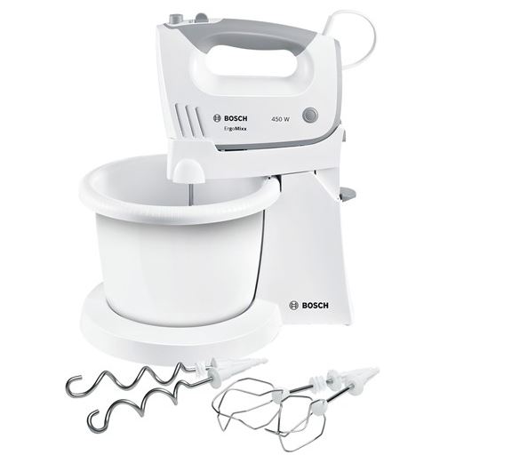 Bosch – Hand Mixer Bowl With Stand – White & Grey