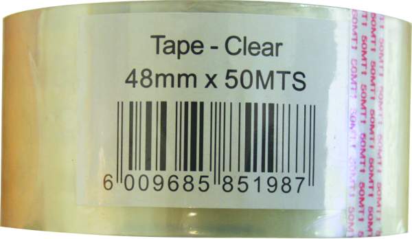 Marlin Clear Packaging Tape 48mm x 50m (Single Unit)