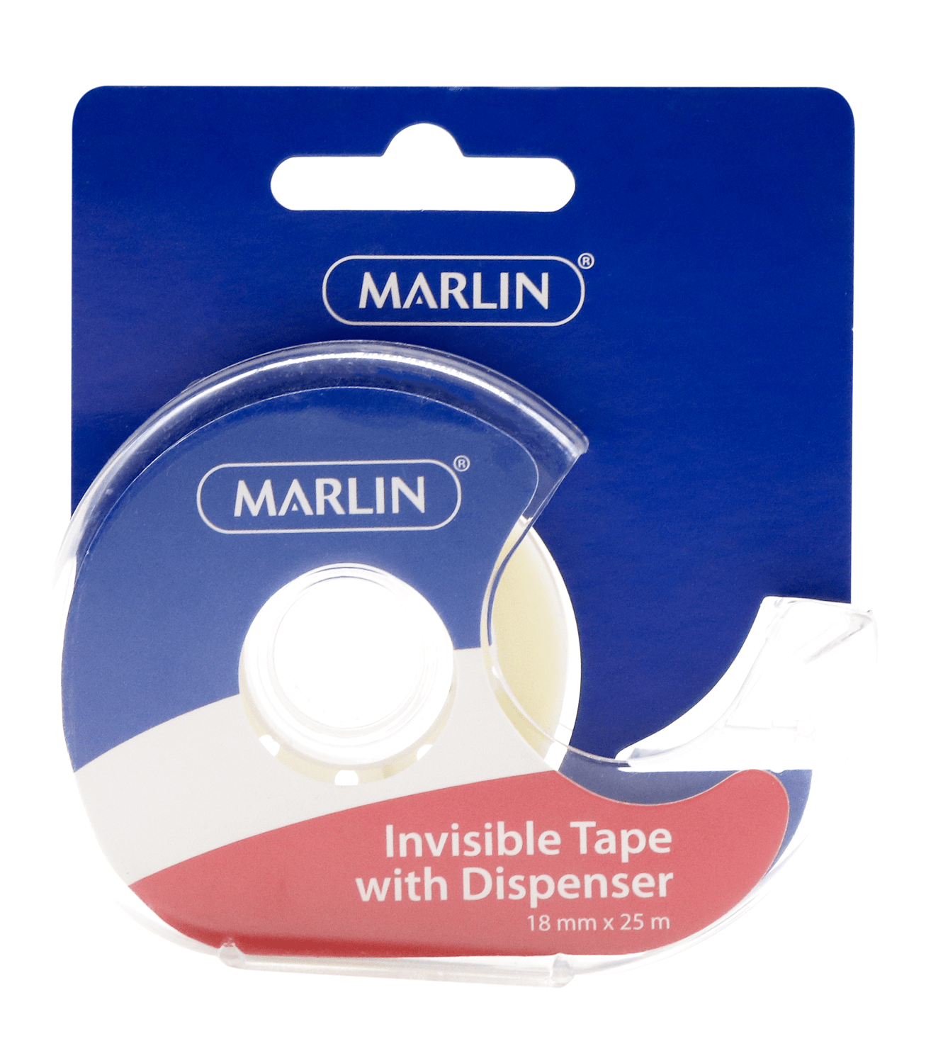 Marlin Invisible Tape with Dispenser (18mm x 25mm)