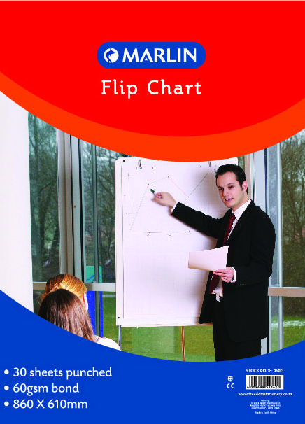 Marlin Flip Chart Paper – Bond 30 Sheets