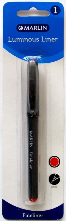 Marlin 0.4mm Fineliner – Red
