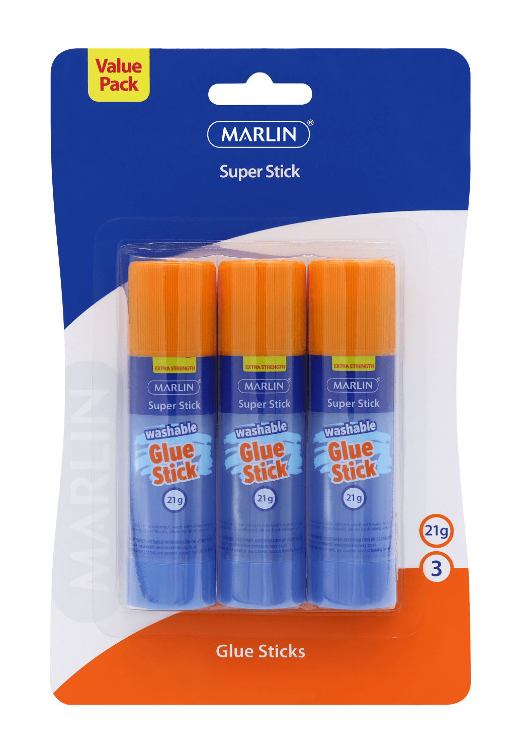 Marlin Glue Stick Value Pack – 3x 21g