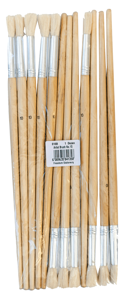 Marlin Paint Brushes No.10 Round (Pack of 12)