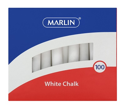 Marlin White Chalk – 100 Pieces