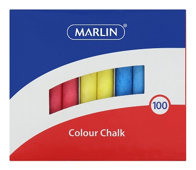 Marlin Colour Chalk – 100 Pieces