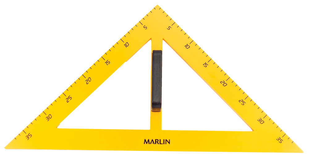 Marlin Chalkboard Set Square 45 Degree
