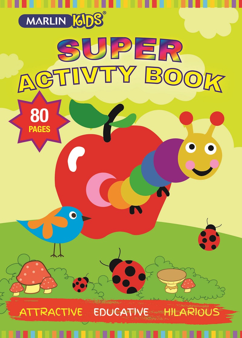 Marlin Kids Super 80 Page Activity Book