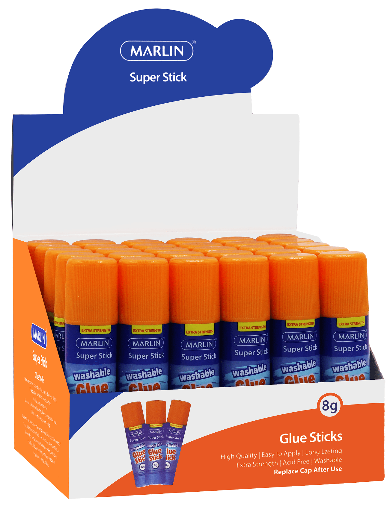 Marlin Glue Stick – 8g (Box of 30)