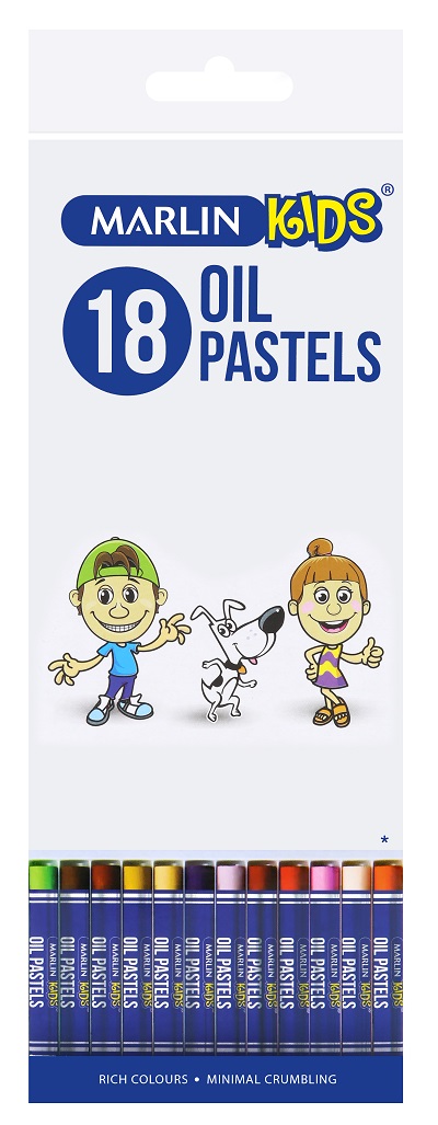 Marlin Kids 18 Oil Pastels