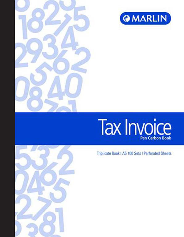 Marlin A5 Triplicate Pen Carbon Book – Tax Invoice
