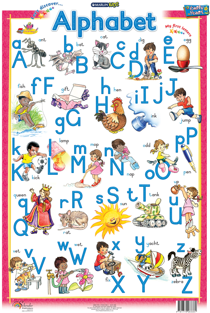 Marlin Kids Chart – Alphabet